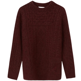 Isabel Marant Etoile Deotille Strik, Burgundy
